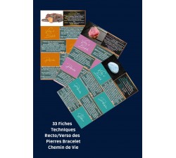 Livre "BCdV" (modèle livre papier) : Vertus et propriétés des 33 pierres utilisées pour la création