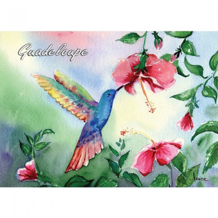 Magnet : peinture Claire - colibri