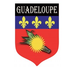 Magnet : blason de la Guadeloupe